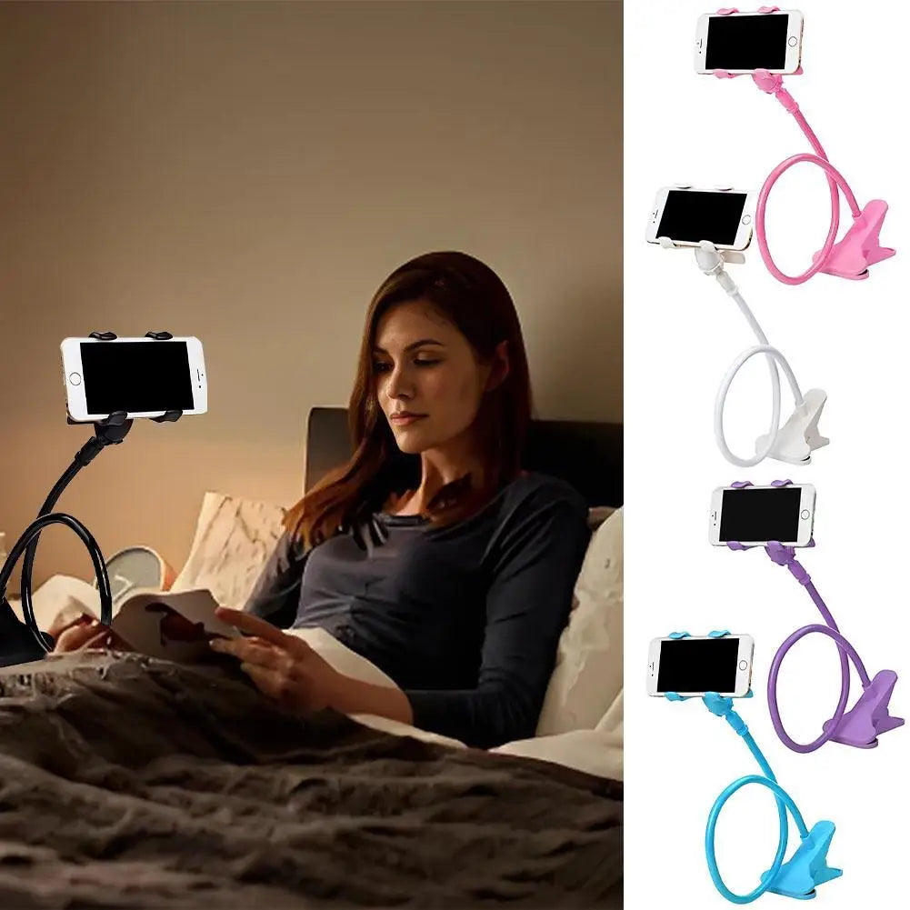 Lazy Desktop Bedside Clip Phone Bracket