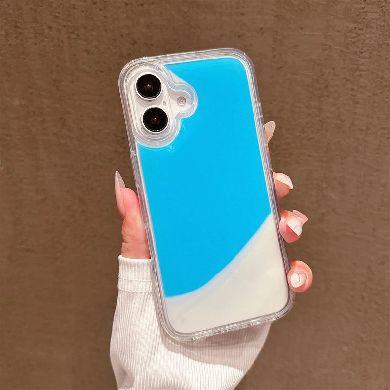 Luminous Moving Sand Phone Case Cover