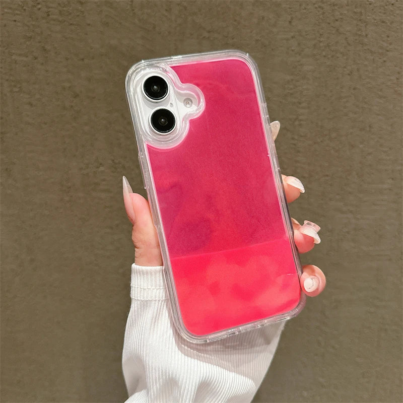 Luminous Moving Sand Phone Case Cover