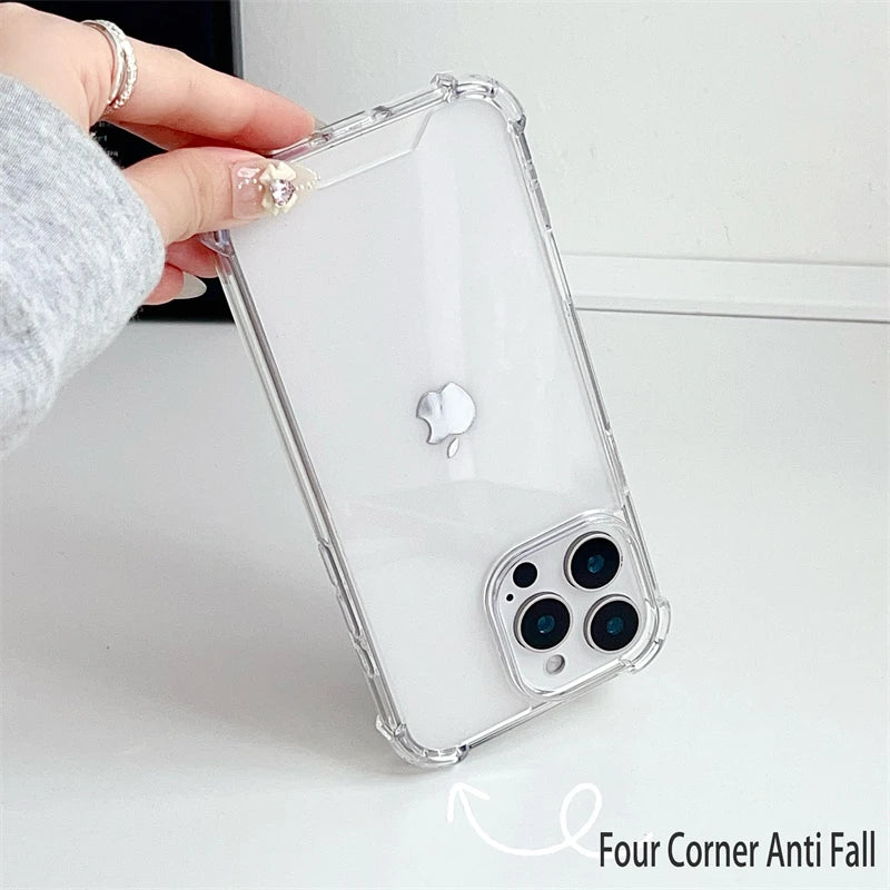 Luxury Transparent Shockproof Armor Case